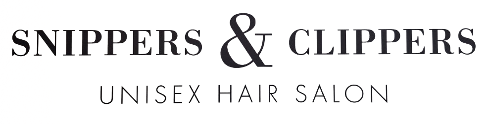 Logo for Snippers and Clippers hair salon, in Lyminge